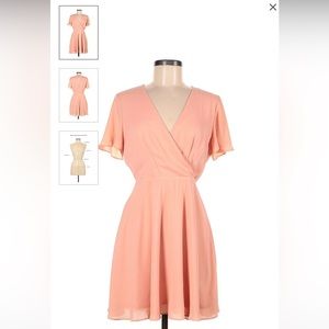 EXPRESS Mini Peach  Dress NWT